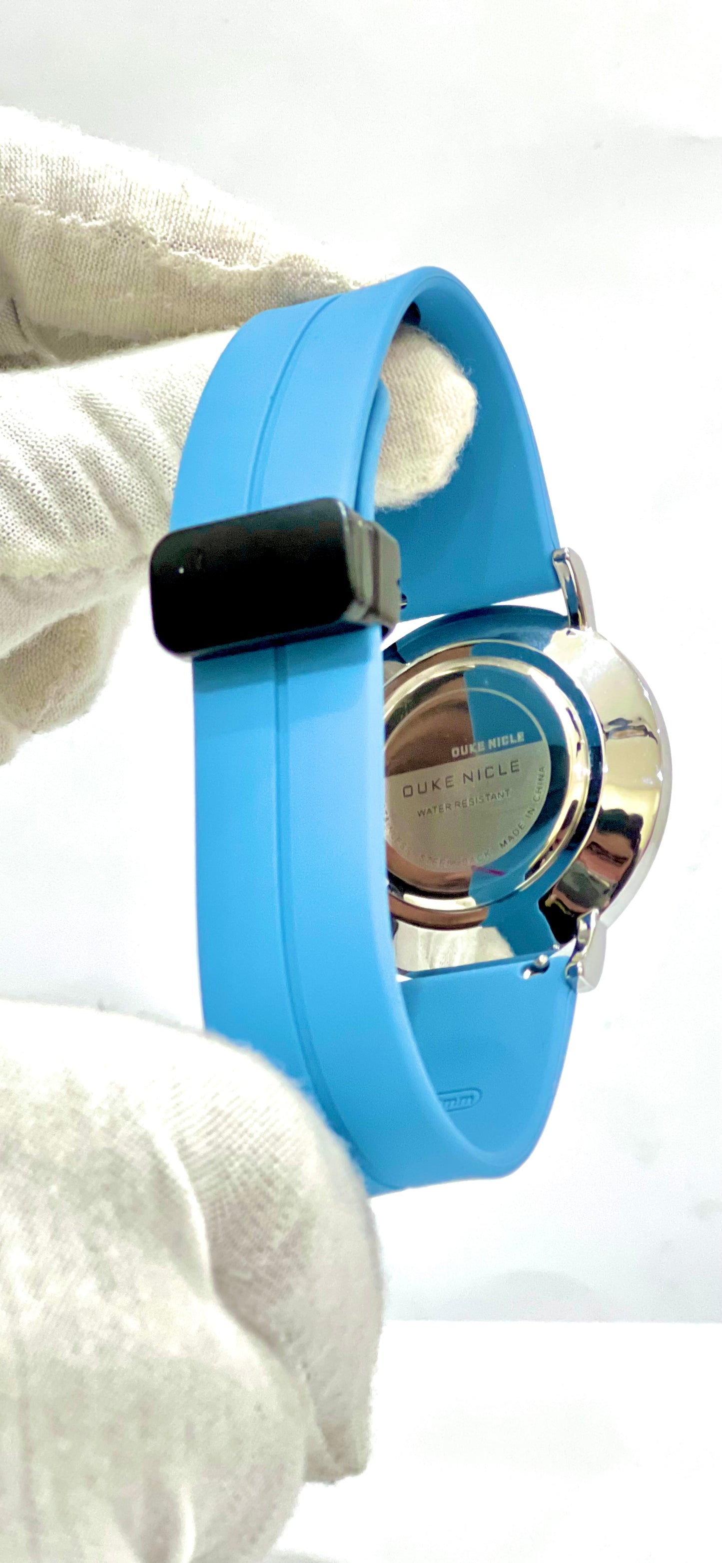 Duke Nicle Light Blue Silicon Strap