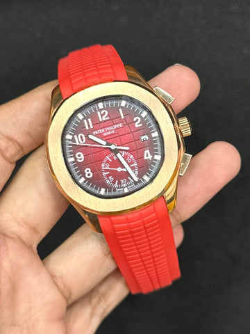 Patek Philippe Aquanaut Chronograph Red Dial