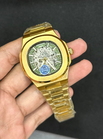 Patek Philippe Nautilus Skeleton Mechanical Watch.