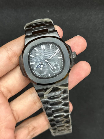 Patek Philippe Geneve Chronogrph Black Watch.