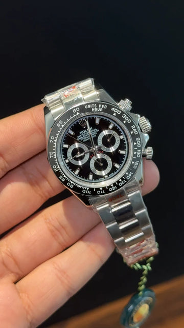 Rolex Cosmograph Daytona Black Dial.