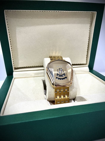 Diesel Gold Diamond-Cut Dial