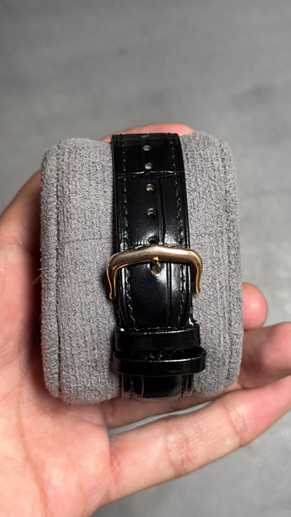 Cartier Tank Louis Black Dial Watch.