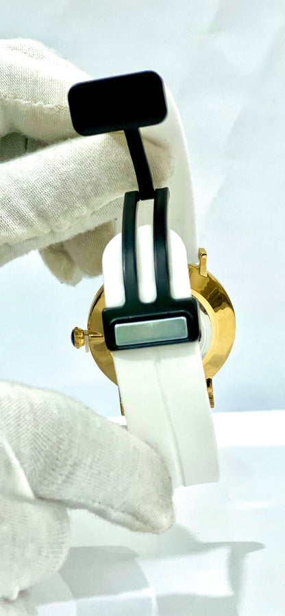 Duke Nicle White Silicon Strap