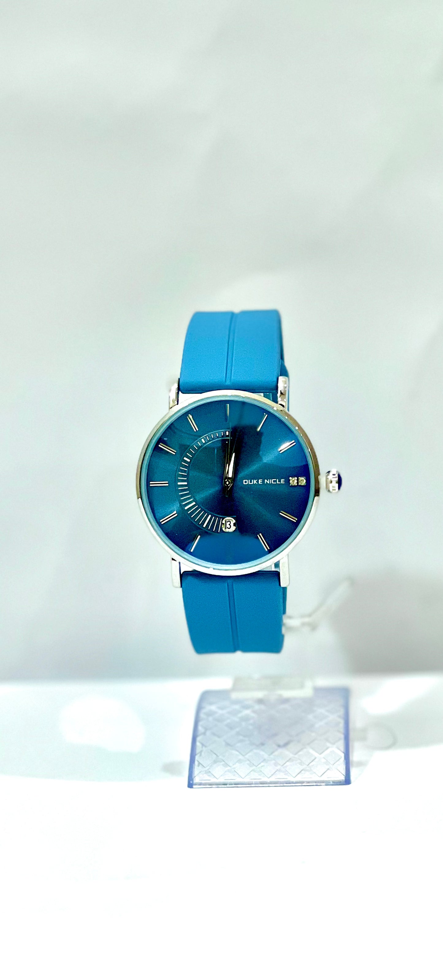 Duke Nicle Light Blue Silicon Strap