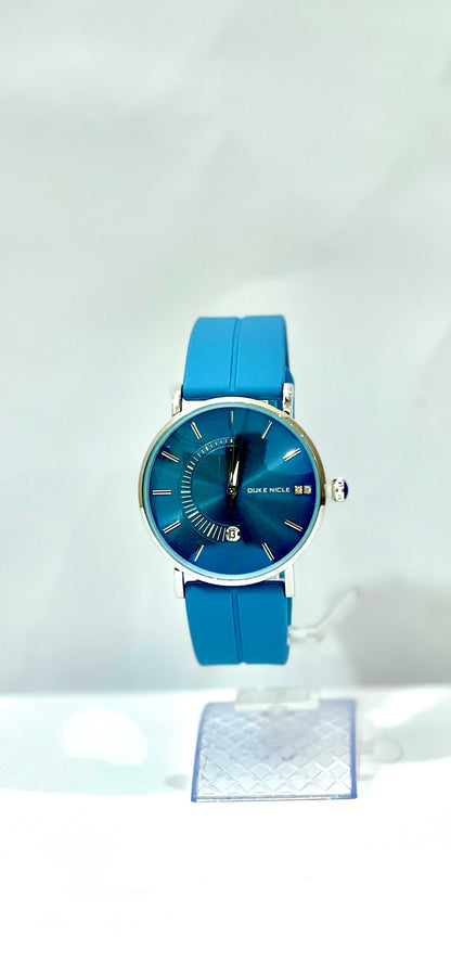 Duke Nicle Light Blue Silicon Strap