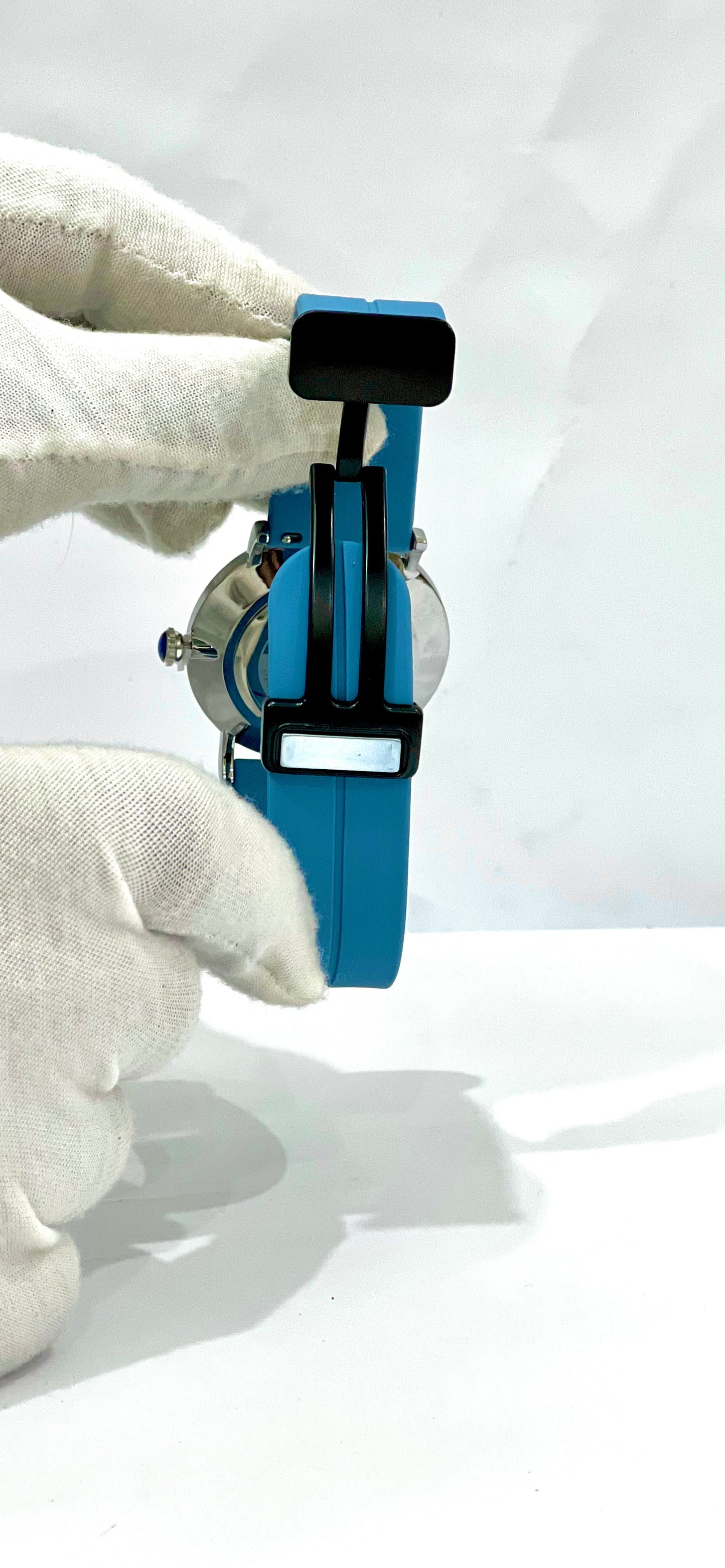 Duke Nicle Light Blue Silicon Strap