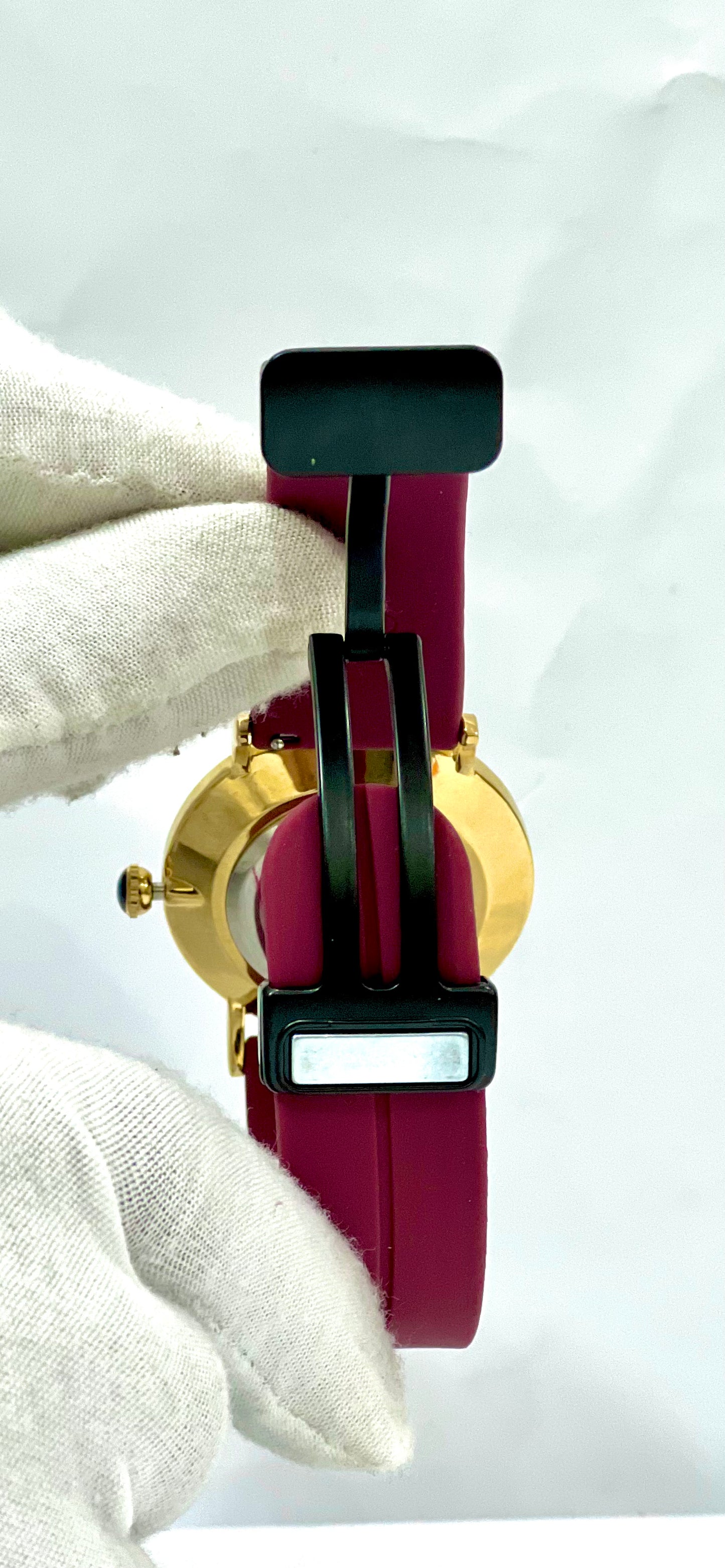 Duke Nicle Maroon Silicon Strap