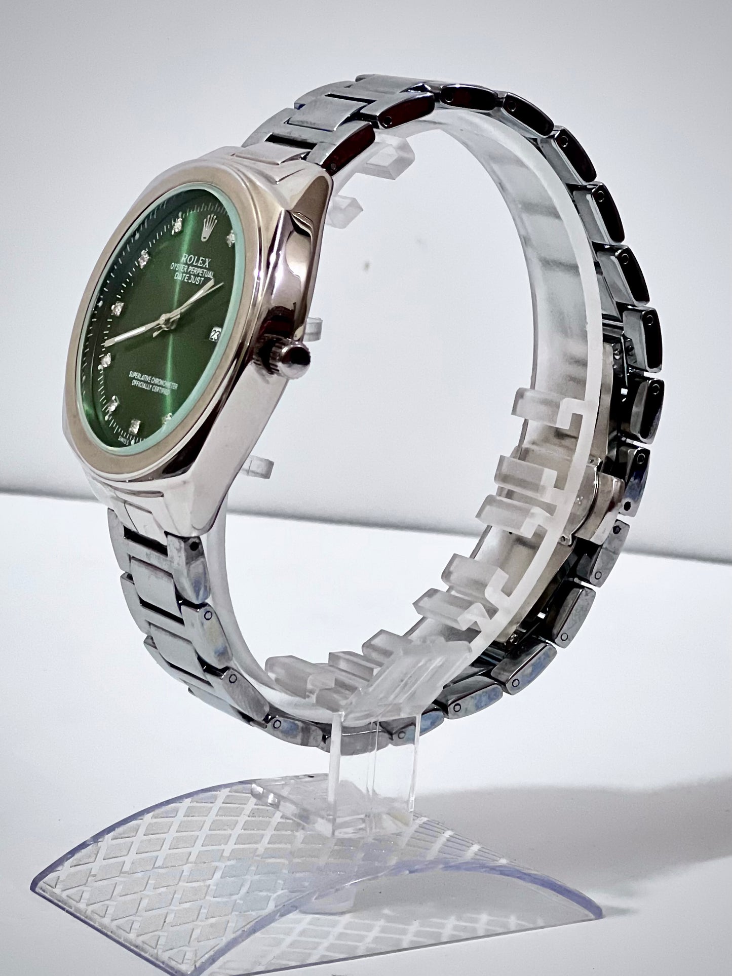 Rolex Oyster Perpetual Datejust Bottle Green