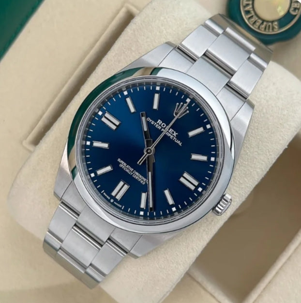 Rolex Oyster Perpetual Navy Blue