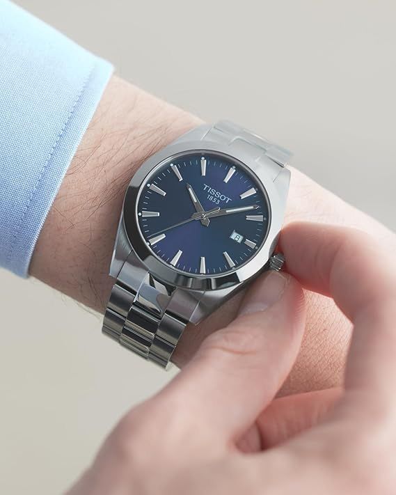 Tissot Gentleman Quartz watch blue dial