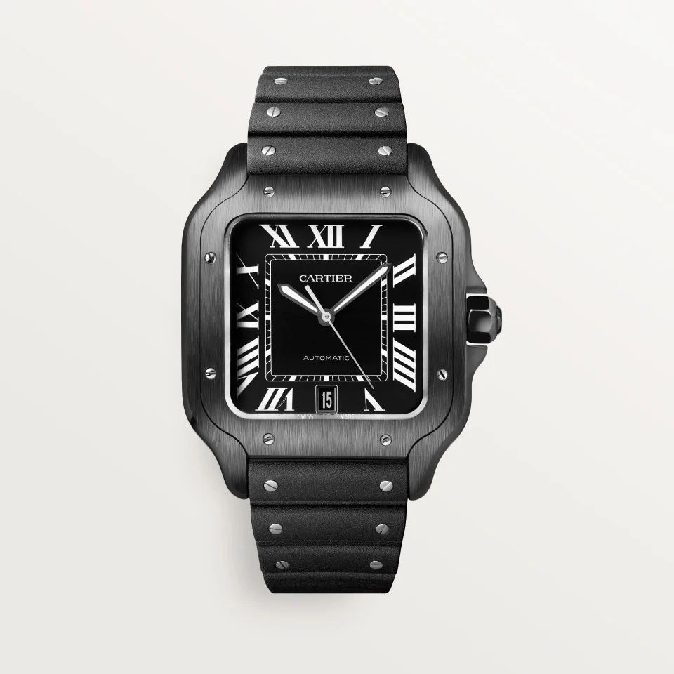 Cartier Santos de Cartier large model automatic watch.
