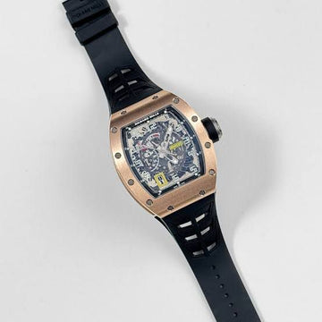 Richard Mille RM 030 automatic black straps watch.