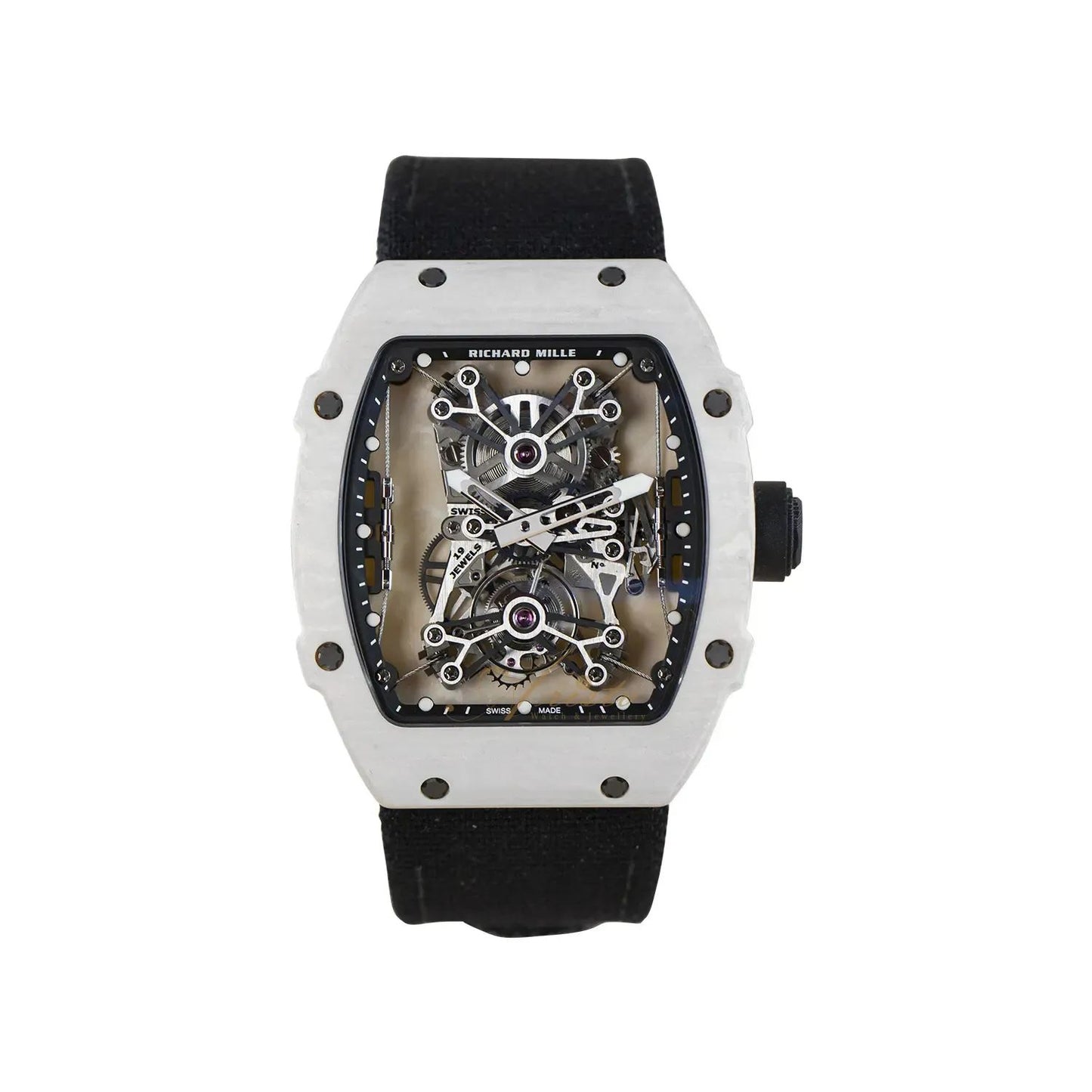 Richard Mille RM 055 Bubba Watson with a white ceramic watch.