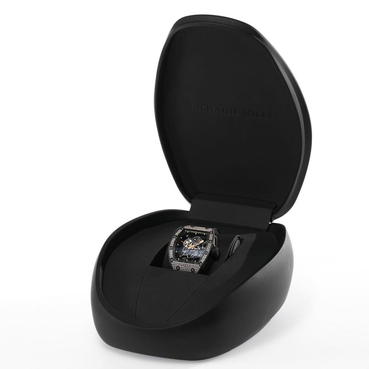 Richard Mille watch with this premium luxury watch box.
