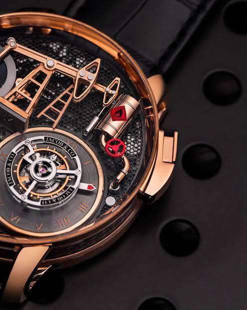Jacob & Co. Oil Pump Tourbillon automaton watch.