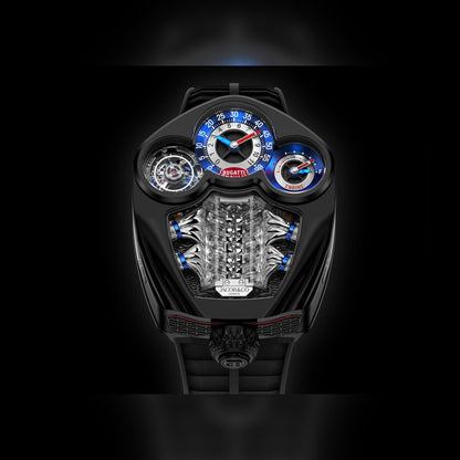 Jacob & Co. Bugatti Tourbillon watch in black titanium.