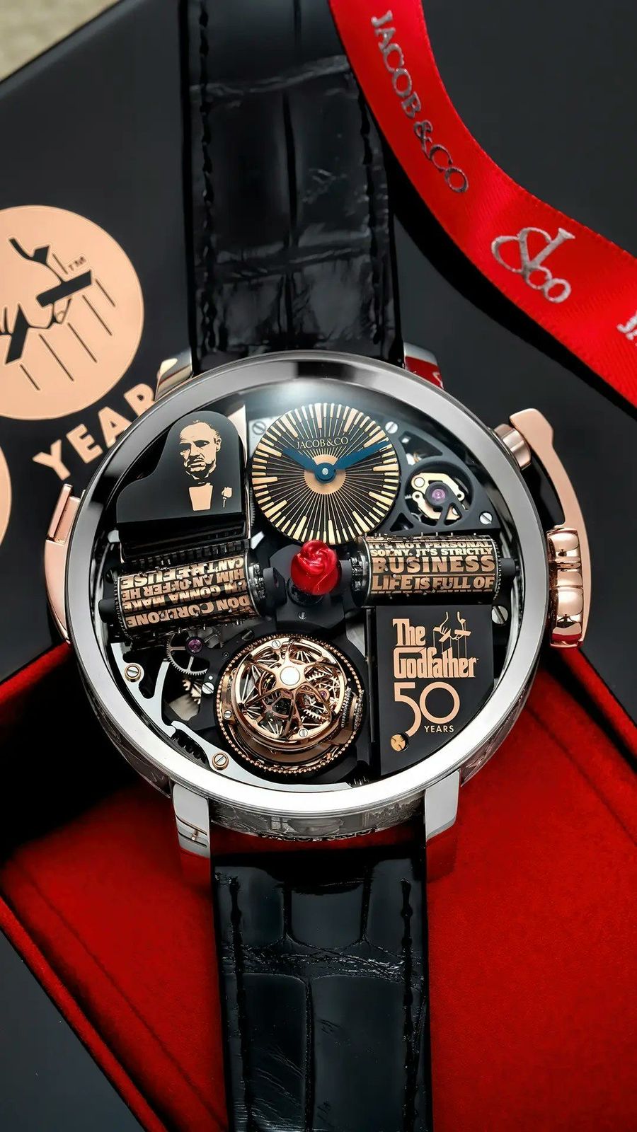 Jacob & Co. Opera Godfather musical watch.