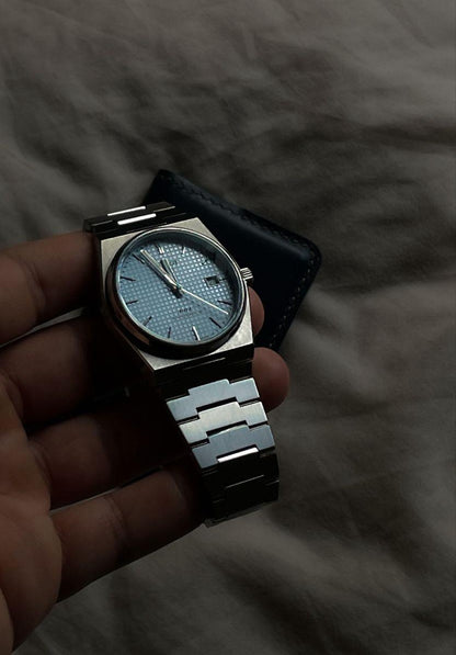 Tissot PRX Ice Blue Watch.