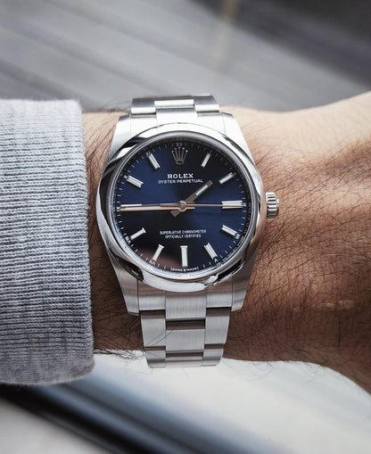 Rolex Oyster Perpetual Navy Blue