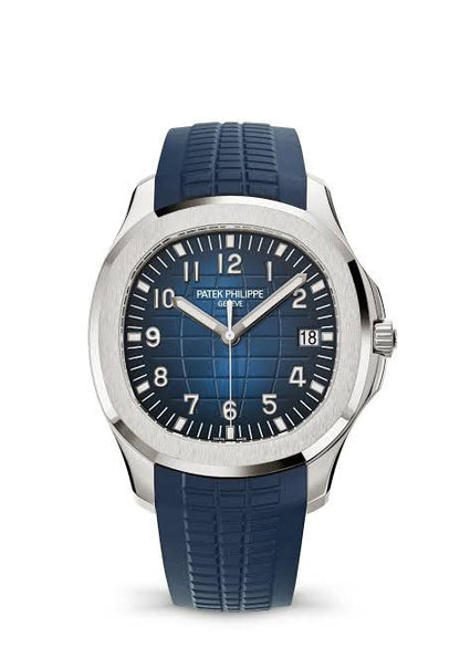 Patek Philippe Aquanaut  blue composite strap and dial.