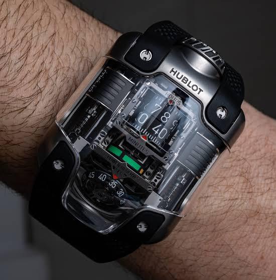 Hublot MP-10 Tourbillon Weight Energy System watch.
