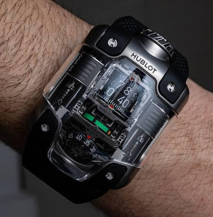 Hublot MP-10 Tourbillon Weight Energy System watch.