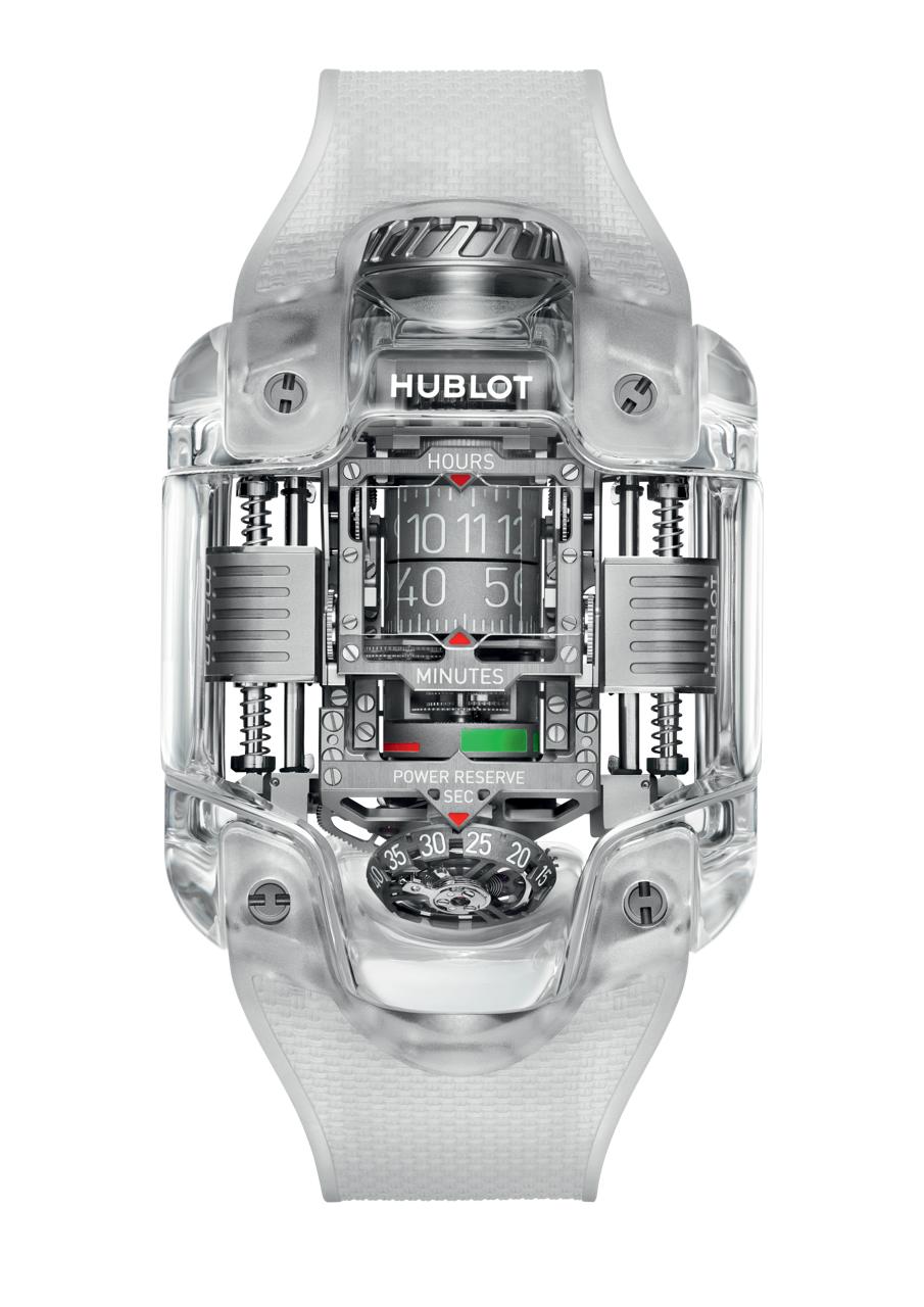 Hublot MP-10 Tourbillon Weight Energy System watch.