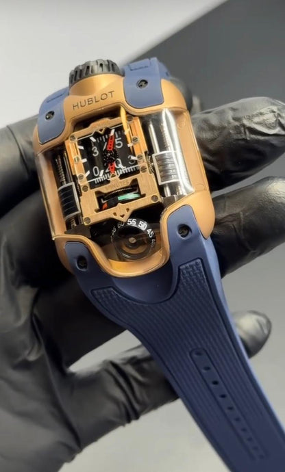 Hublot MP-10 Tourbillon Weight Energy System watch.