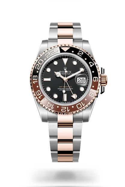 Rolex GMT-Master II in Oystersteel Everose gold watch.