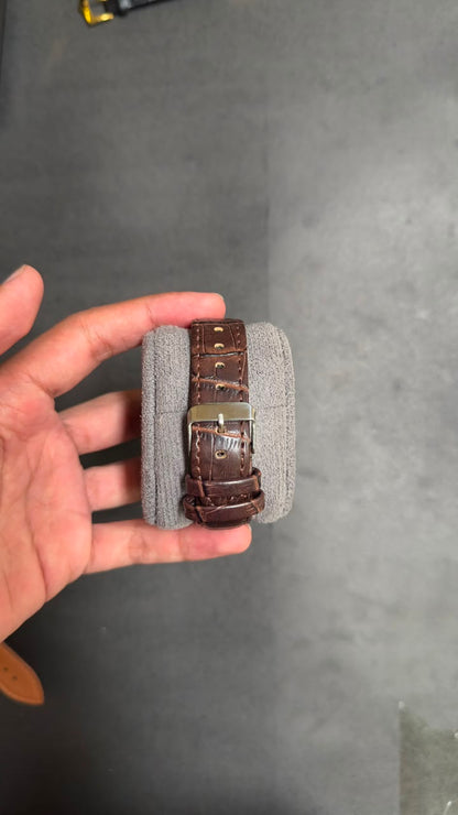 Cartier Tank Louis Golden Dial Watch.