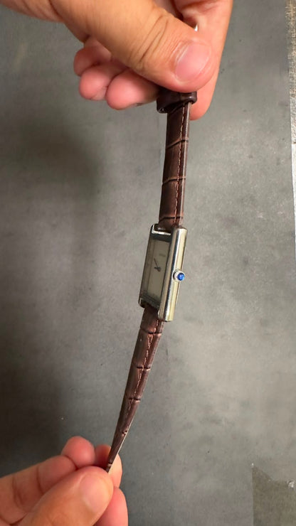Cartier Tank Louis White Dial Watch.