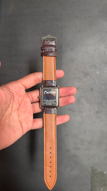 Cartier Tank Louis White Dial Watch.
