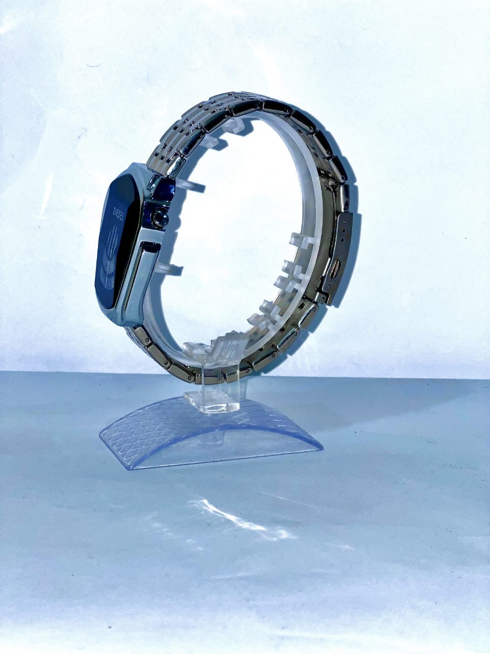 Diesel Blue Glass Diamond-Cut Dial
